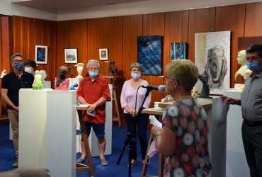 INAUGURATION EXPOSITION ATELIER DE PLAISANCE SCULPTURE